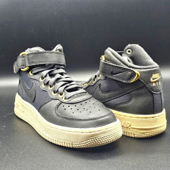 Nike Air Force 1 Mid LV8 GS 'Anthracite' - Picture 1 of 9